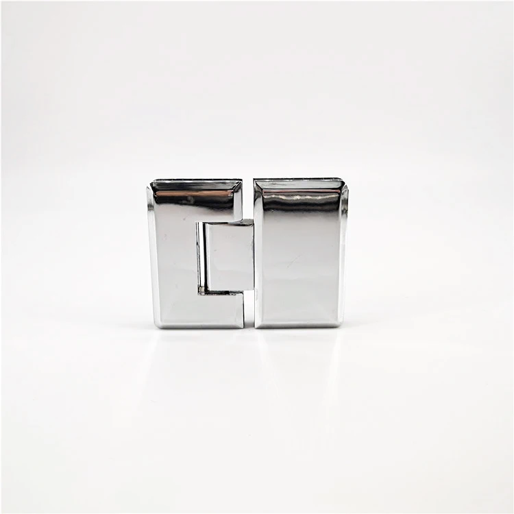 Stainless steel shower room 180 degree glass hinge for double swing door