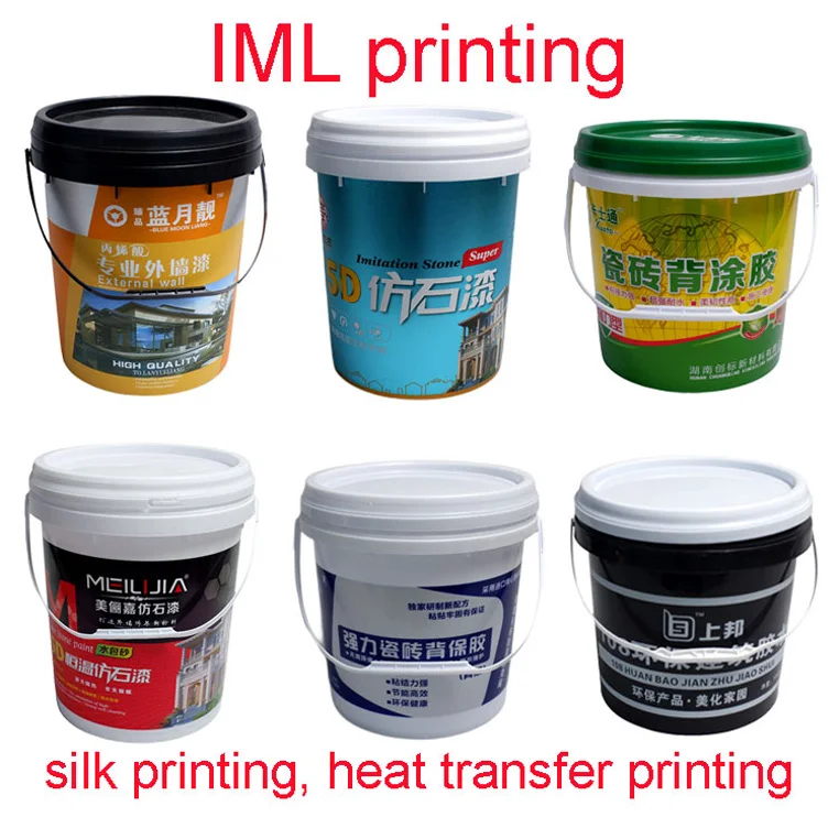 Factory Wholesale Food Grade PP 5 Gallon Plastic Bucket Pail With Lid And Handle Custom Fishing Bucket