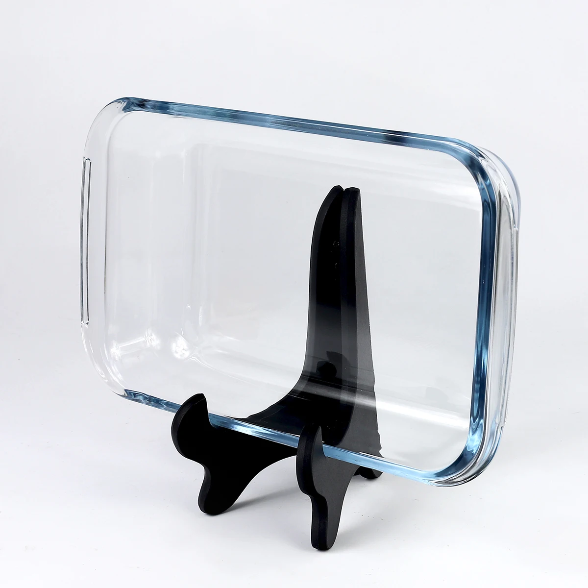 New design baklava tray tempered Glass baking dish with lid safety glass bakeware for kids