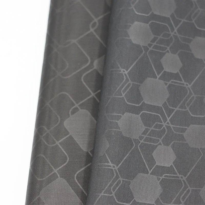 High Quality Custom 170T 180T 190T 200T 210T  Printing Coated crushed quilted poly taffeta fabric