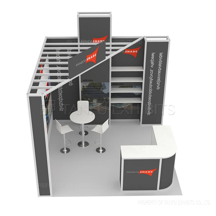 10x10 Portable Backdrop Stand Tradeshow Booth 10x10