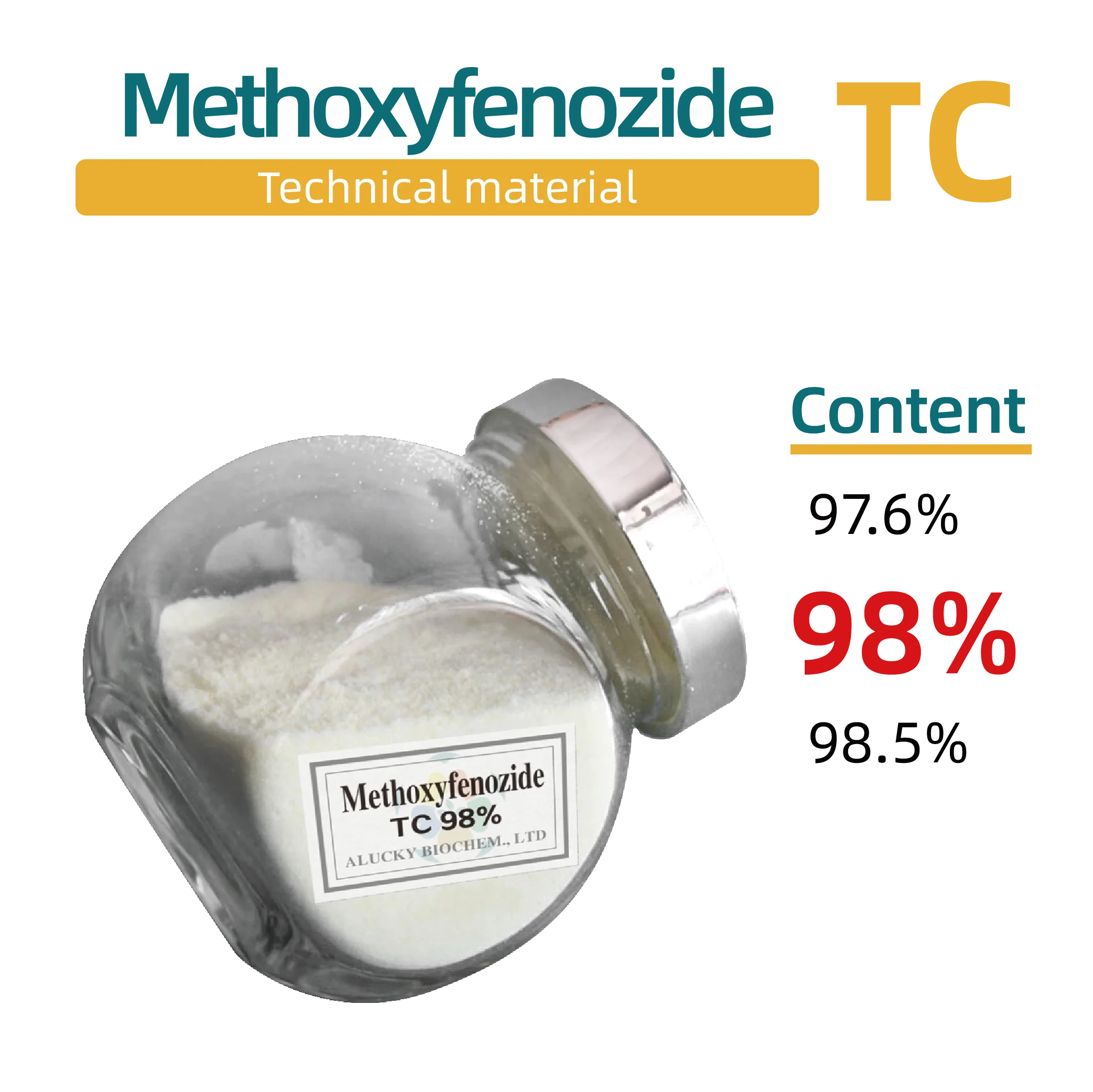 Pre-mixture Suspension concentrate SC 161050-58-4 Methoxyfenozide insecticide Indoxacarb 15% Methoxyfenozide 20% SC