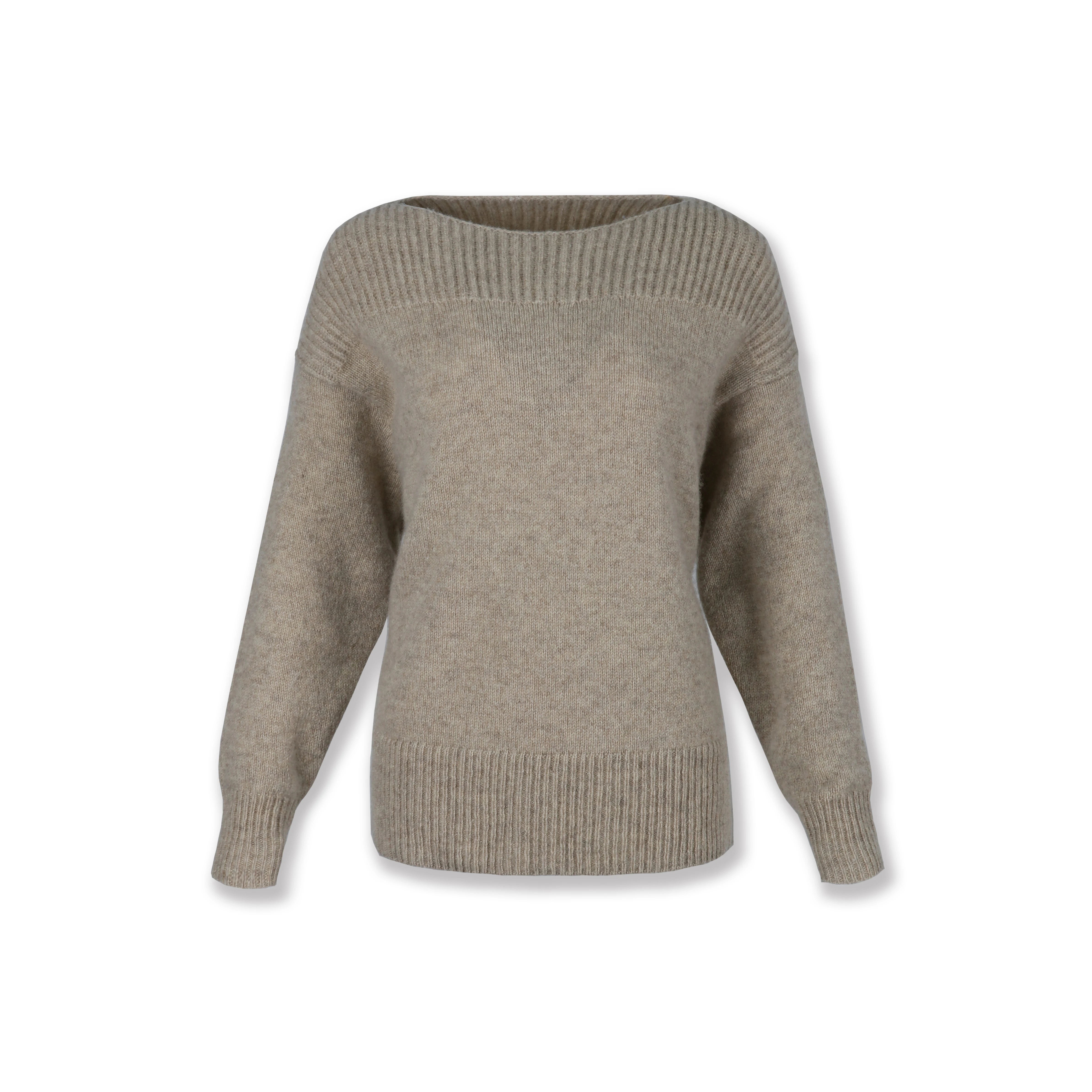 
Brand New and High Quality Long Sleeve 100% WOOL Shoulder Knitted Sweater Casual For Women 