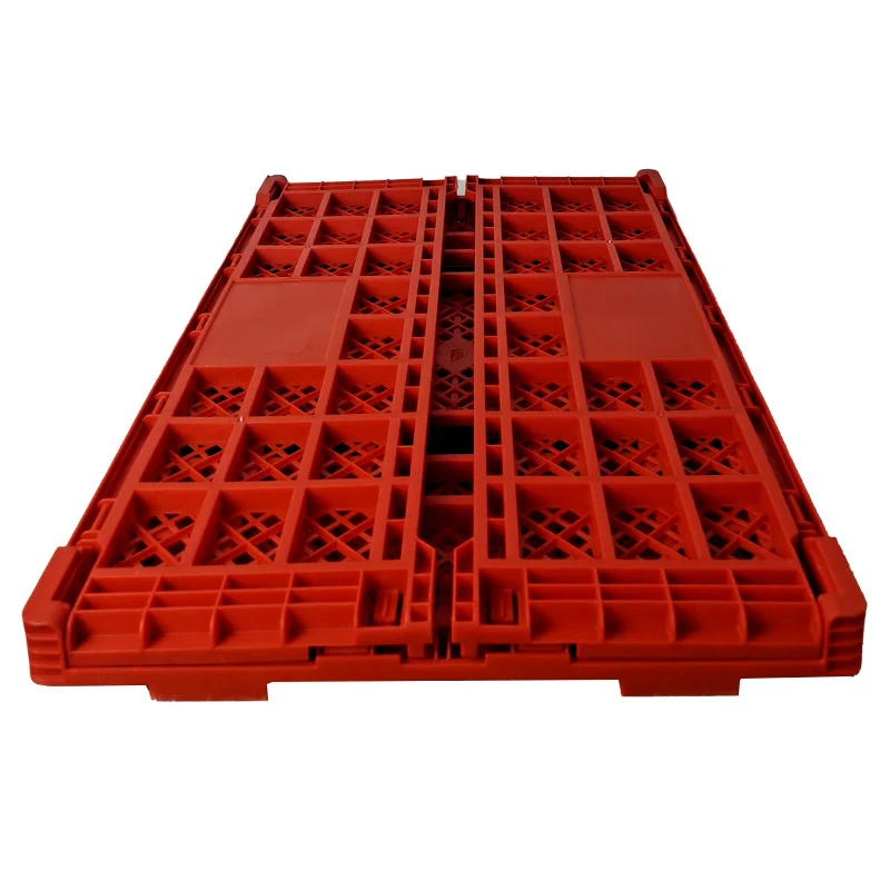 Flexography Recyclable heavy duty Folding Plastic Milk Crate PP material foldable stacking transport storage fruit crates