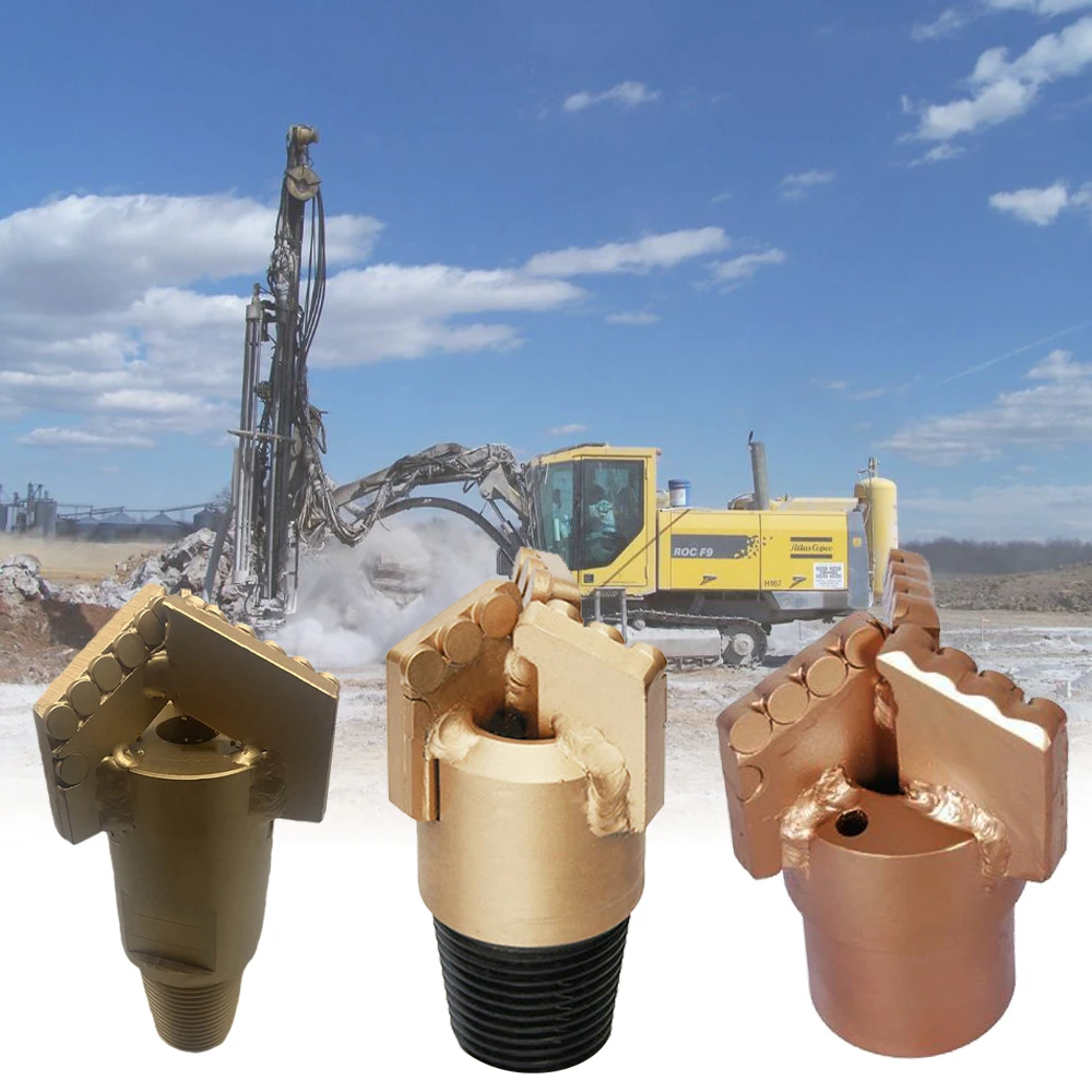 PDC drag bit oil exploration drill bits pdc cutters for stone mining quarry