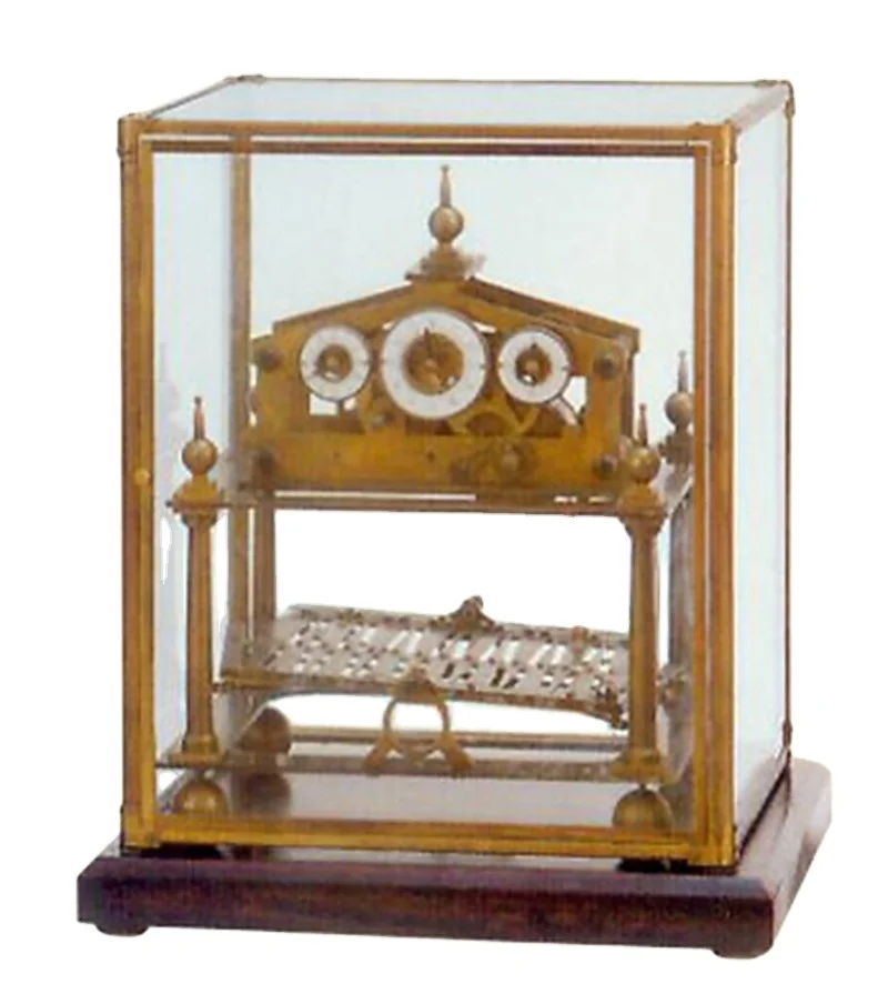 20 секунд прямоугольный конгрив Роллинг шарового полированное антикварное латунь настольные часы с деревянным основанием и стеклянная крышка JG9002 1 (1301700717)
