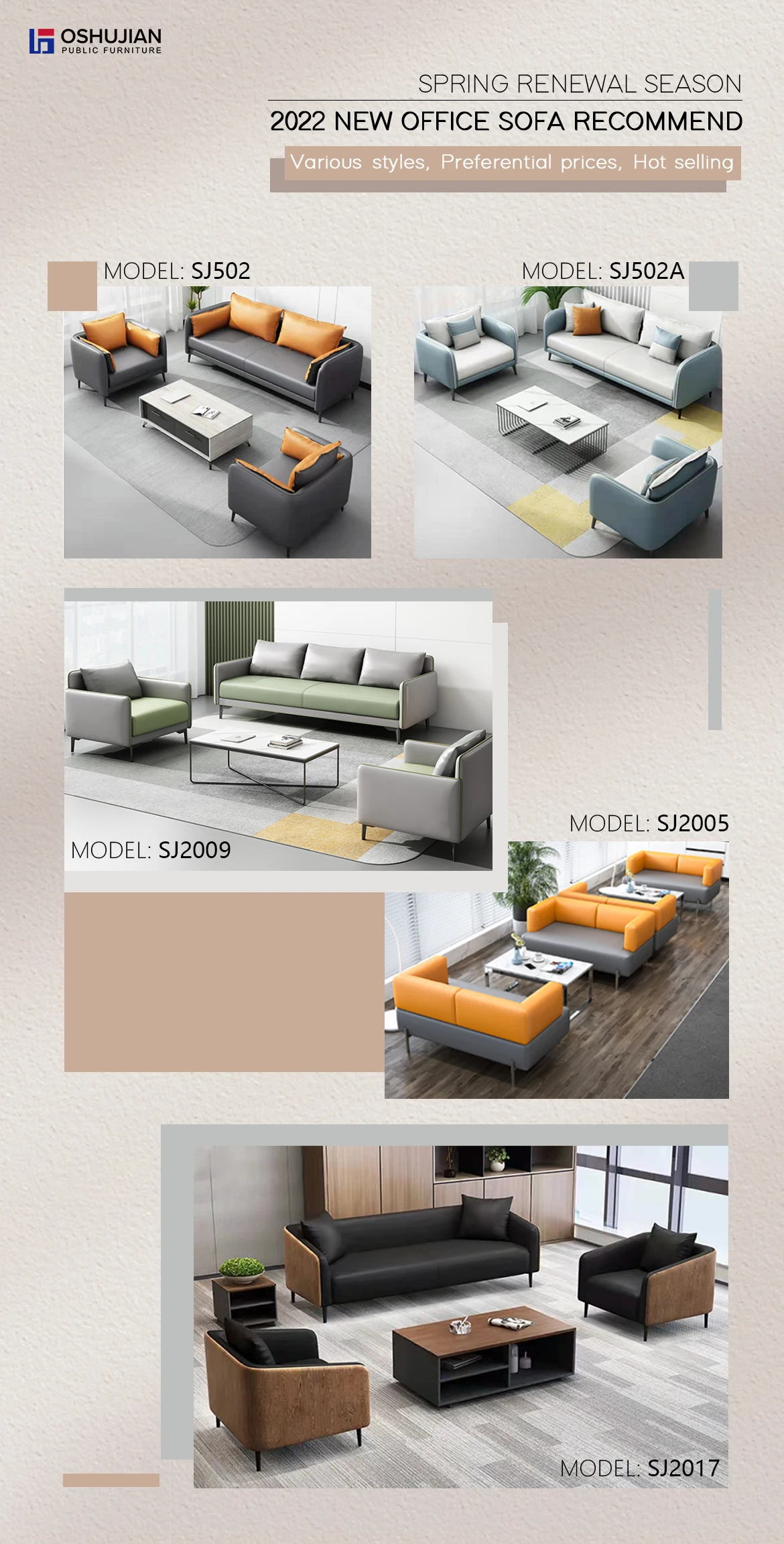 New design Office conference reception seating furniture leather office sofa set executive 1+1+3 office sofa set