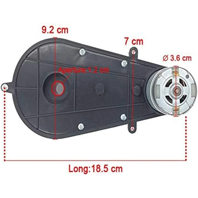 Kids Ride on Car SUV Parts 24 Volt High Torque Motor Match 30000RPM Gearbox Children Ride on Toys Parts