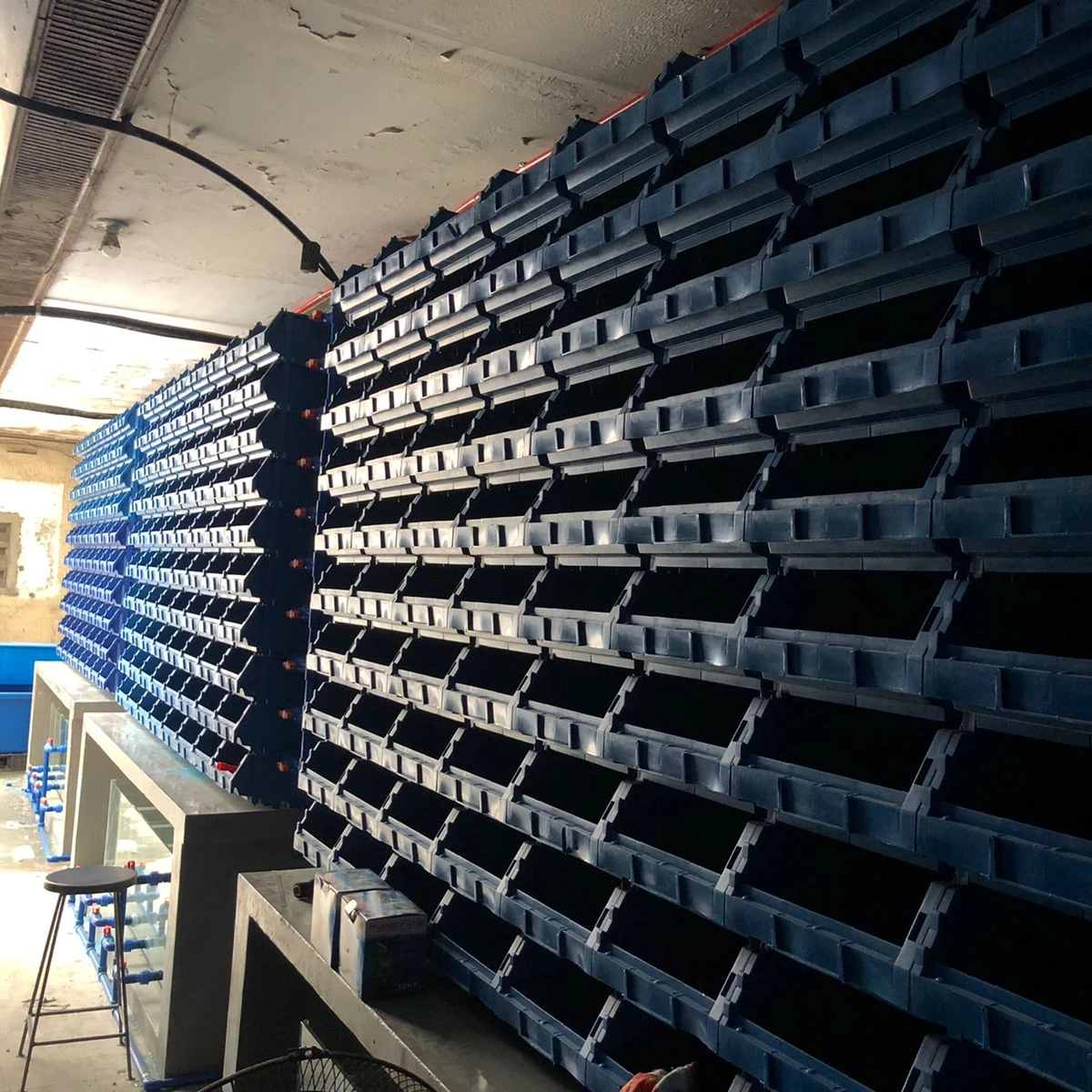 Грязевой Краб RAS крабовый ящик Штабелируемый вертикальный аквакультурный инвентарь для омаров/крабов/эллс пластиковый разведения