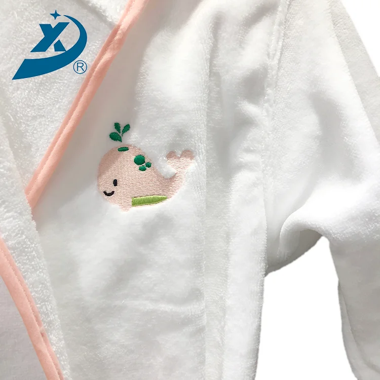 
Quality-Assured Bathrobe Hooded Bathrobe Organic Cotton Children 