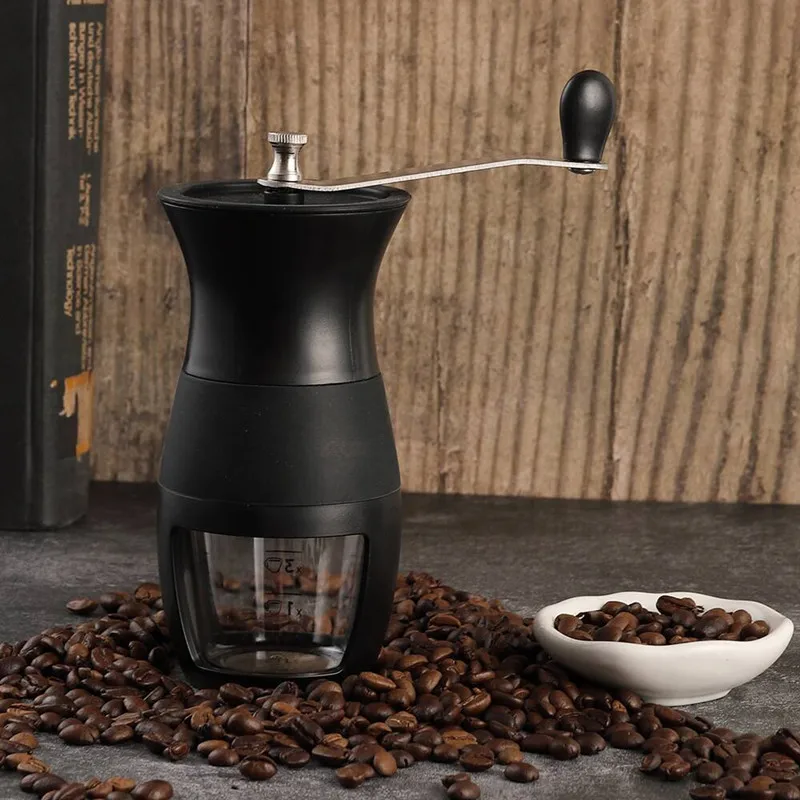Portable Hand Bean Coffee Grinder / Manual Coffee Mills with Ceramic Grinding Core Stainless Steel Household Molino De Cafe