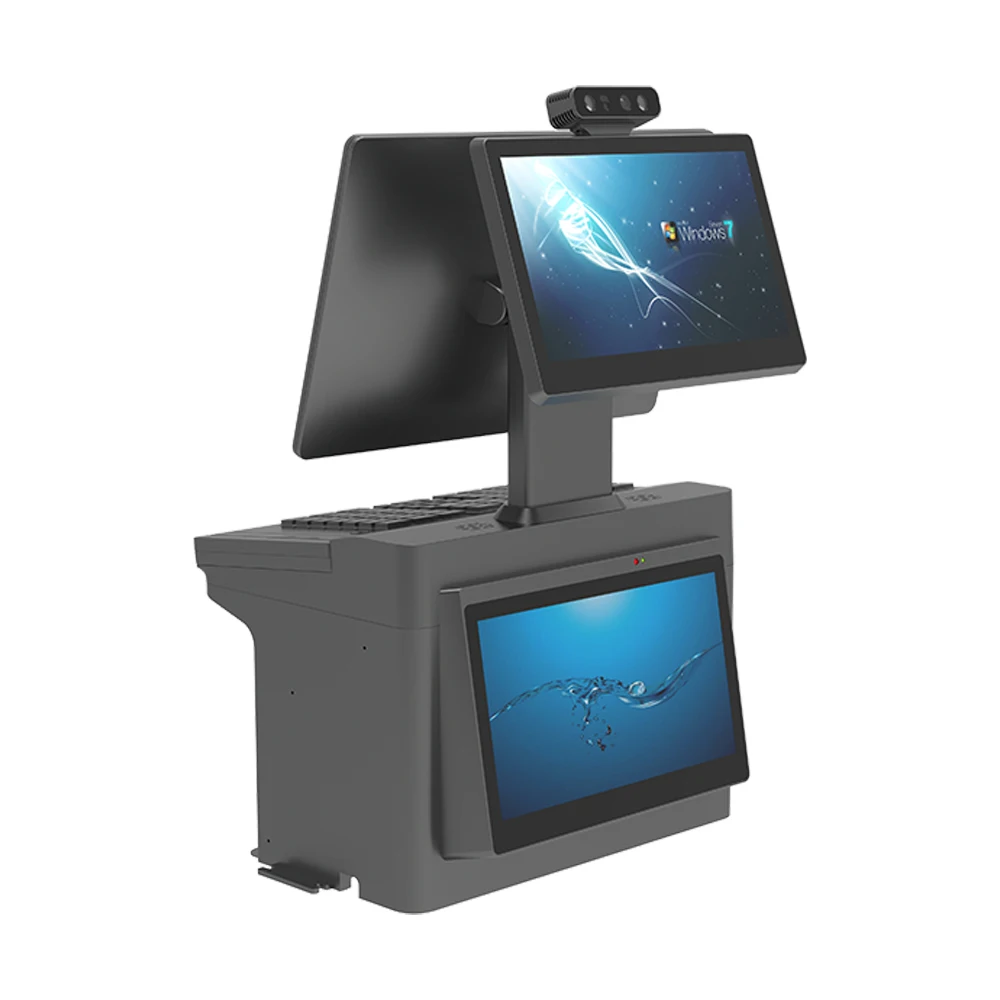 Шэньчжэнь Китай POS 15 6 'терминальная система все-в-одном Windows J6412 четырехъядерный 8 ГБ KB66 редактируемой клавиатуры