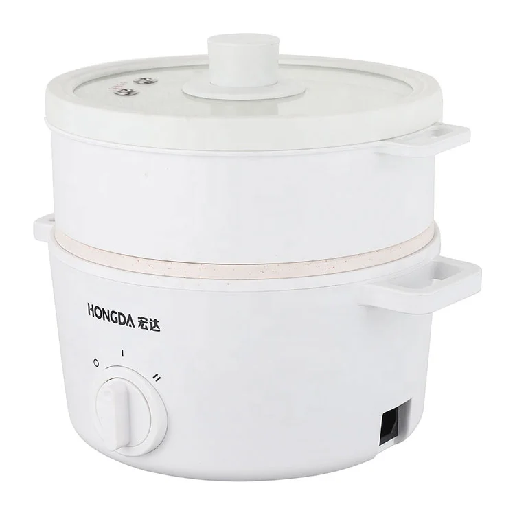 Portable Electric Multi Cooker Mini Soup Pot Electric Cooking Pot With Ceramic Glaze