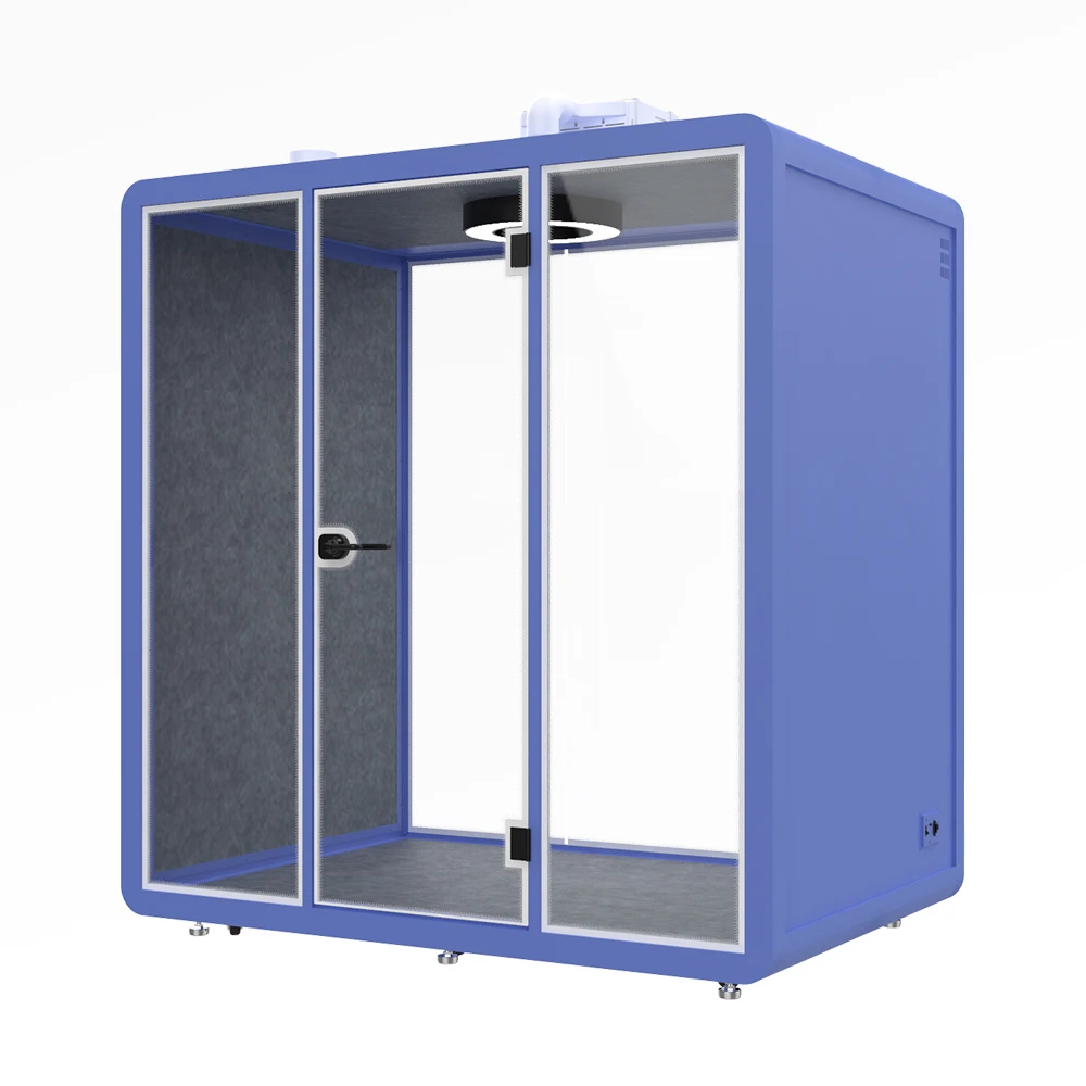 
Modular quiet room Silence Meeting Booth for exhibition discussing Pod  (1600163334754)