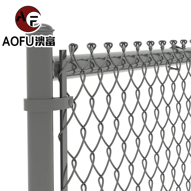 3mm wire 50x50 diamond mesh steel Chain Link Fence galvanized coated wire mesh 50x50mm diamond small hole chain link fencing