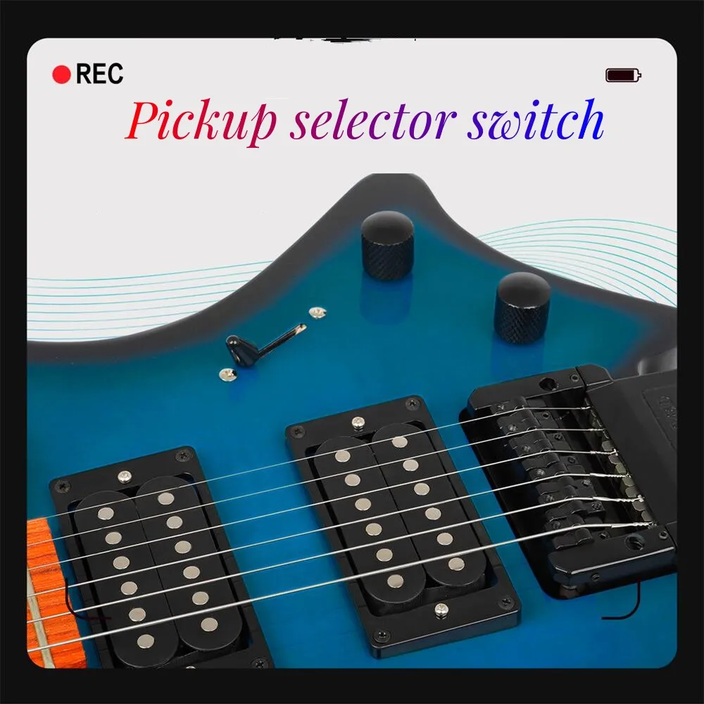 JELO IY-EG-R-700 Headless Electric Guitar Classical Strings Top maple guitare electro acoustique   with Accessories Set