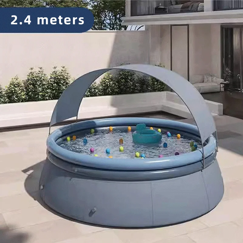 China Above Ground Round Adult Child Outdoor Pool Inflatable Swimming Pool