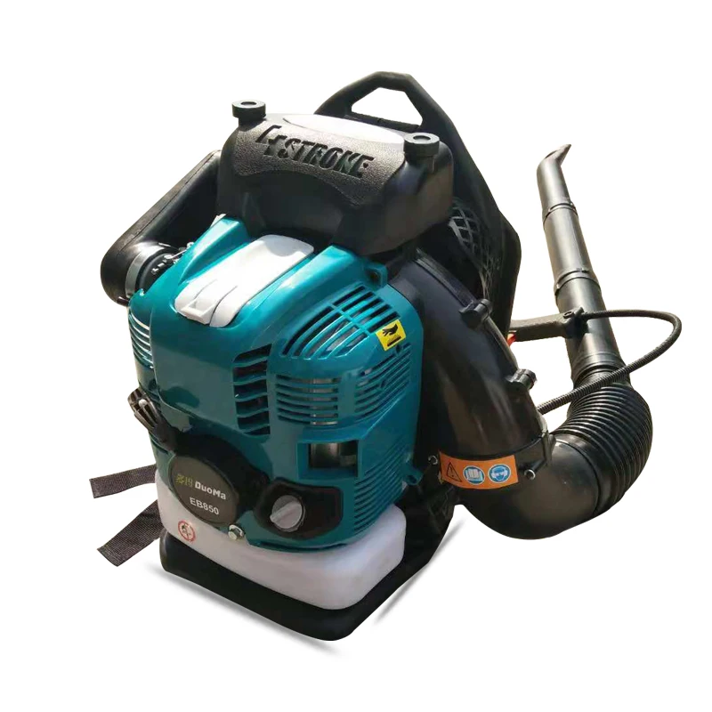 Biggest power capacity professional petrol 2 stroke backpack snow fire 76cc blower garden leaf blowers