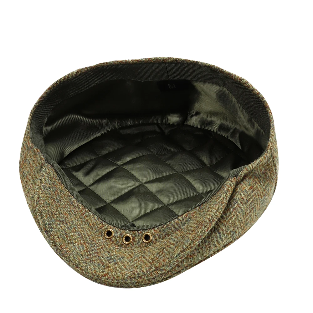 New Arrival Fashion Flat Cap for Men Checked Ivy Hat Newsboy Cap Hats Classic Peaked Cap