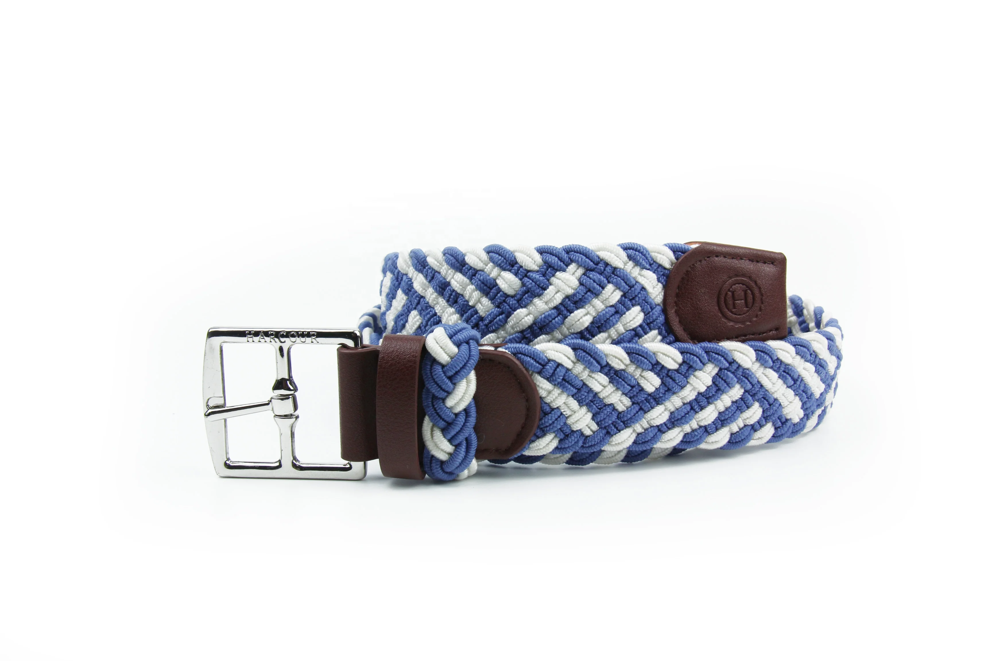 Индивидуальный мужской женский модный эластичный тканый ремень для гольфа