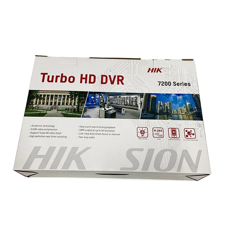 5 in 1 CCTV DVR iDS-7208HUHI-M1/S Hik H.265 8 Channel AcuSense DVR XVR