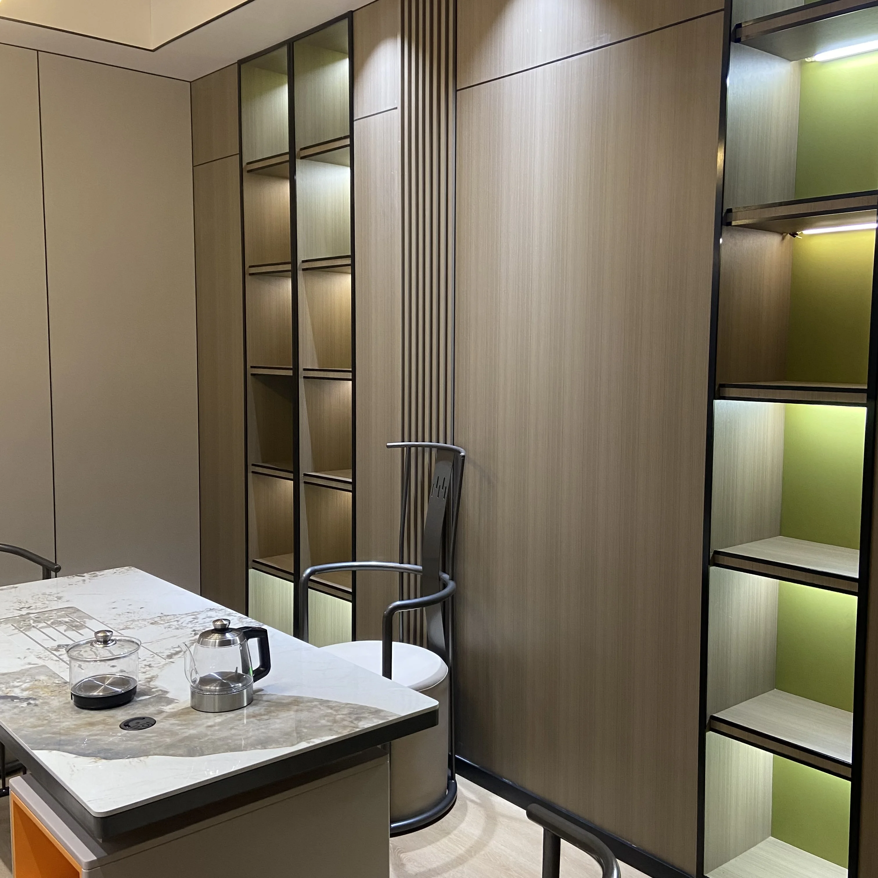 Manufacturer direct 1220*2440 wood substitute MDF panel bamboo charcoal board  for wall decoration