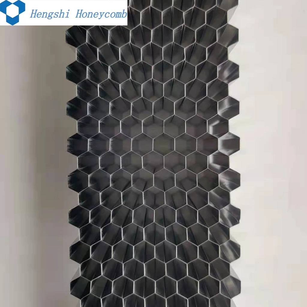 Hengshi Honeycomb Spot Welding Mild Steel Honeycomb Mesh Sheet for Sale