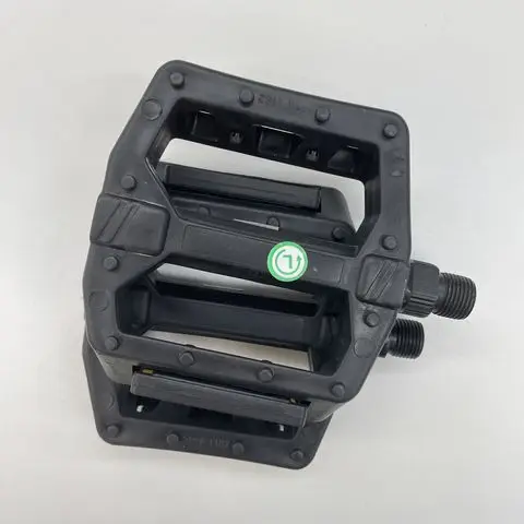 Bicycle Pedals Mountain Bike Pedal Plastic Black with Ball Bearing High Quality Wholesale