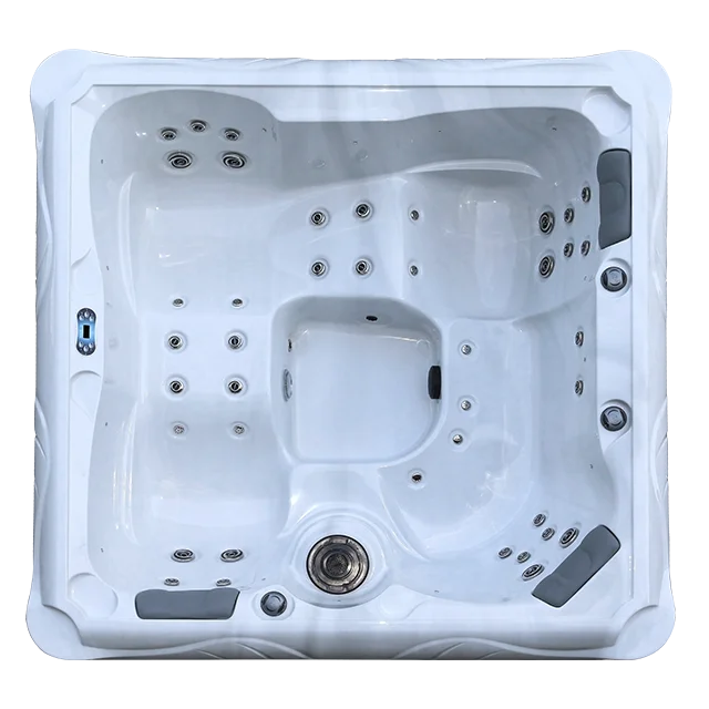 220/240V/ 50/60Hz Home 6 Person Garden Design Air Bubble Jets Acrylic Massage Bathtub Outdoor Spa Pool Hot Tub