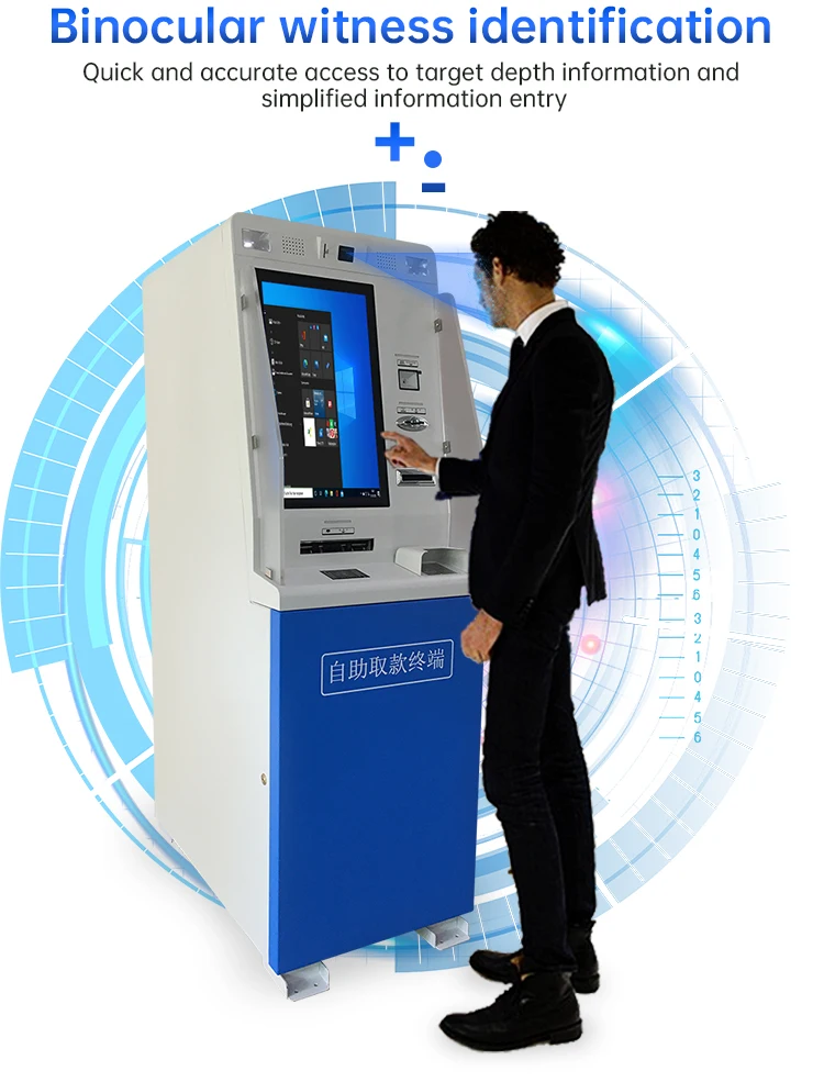 Hot Selling 24h Atm Touch Screentouch Screen Cash Dispenser Atm Self-service Bundle Cash Dispensing