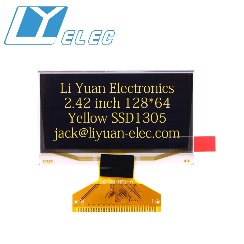 Oled-дисплей 2 4 дюйма 42 белого цвета 128*64 128x64 SSD1305Z M00486 31pin припаянный FPC 00480 V19A314A2700486 ЖК-экран