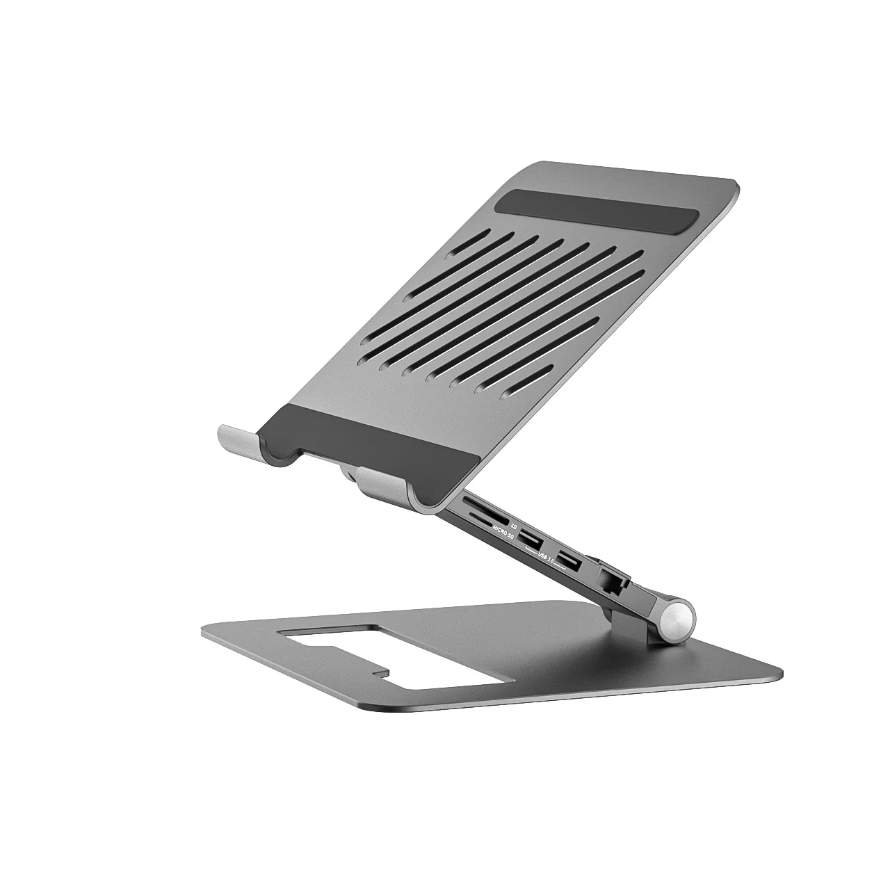 USB Type C Двойная 4K 60 Гц док-станция USB3.0 HDMI порт SD/TF ридер эргономичная складная Регулируемая подставка для ноутбука