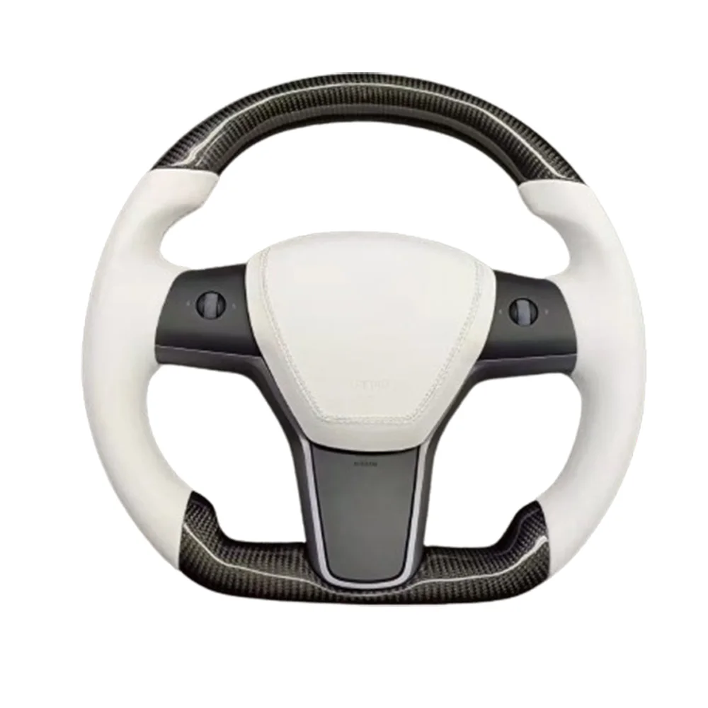 Wholesale Custom real carbon fiber sport steering wheel For BMW 5 Touring E34 E39 E61 F11 G31 5-SERIES E60  E61 F07 GT F10 F90 M