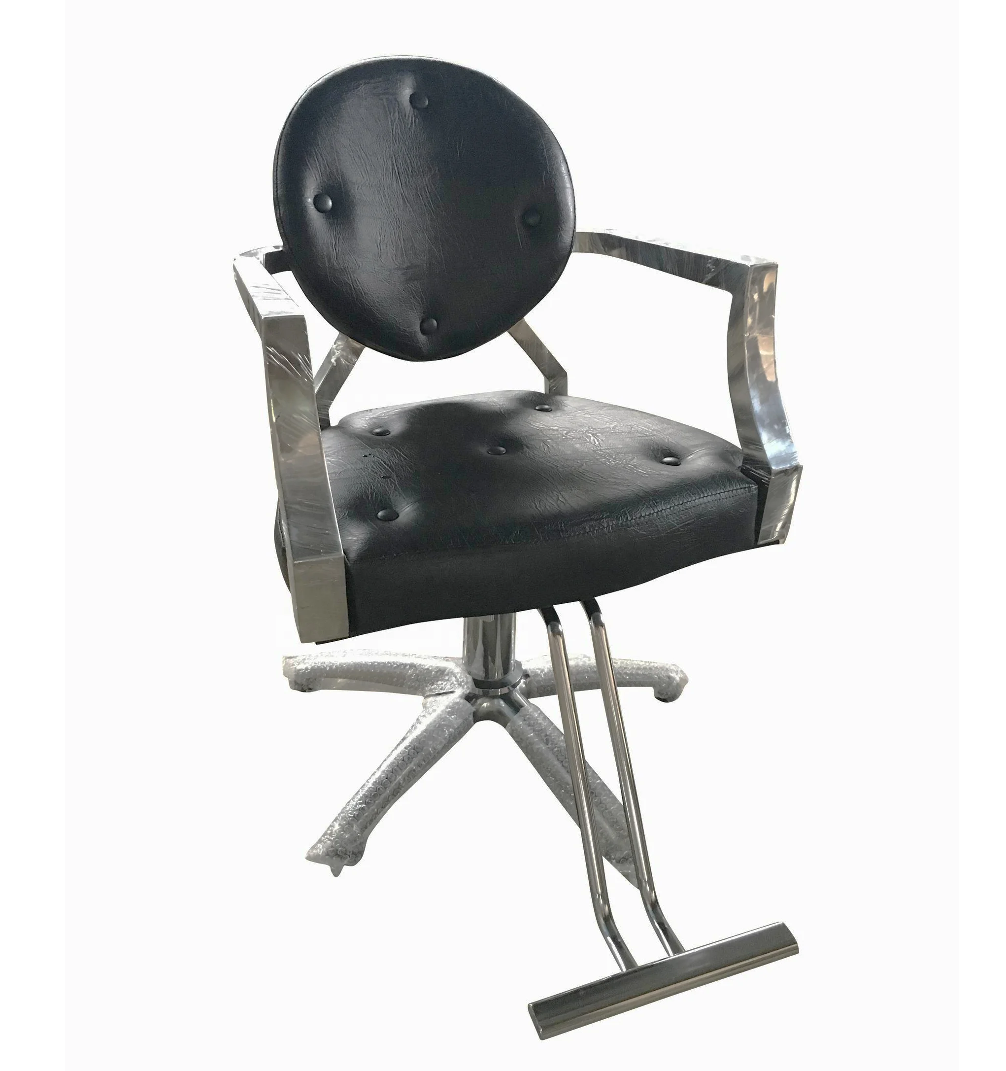 gray barber chair/ 2019 hot sale hydraulic reclining barber chair manufacturer in china / mobile barber chair