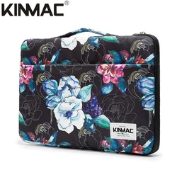 Kinmac Herbaceous Peony  ladies laptop bag notebook briefcase laptop sleeve bag in water-proof fabric for women 13.3 inch laptop