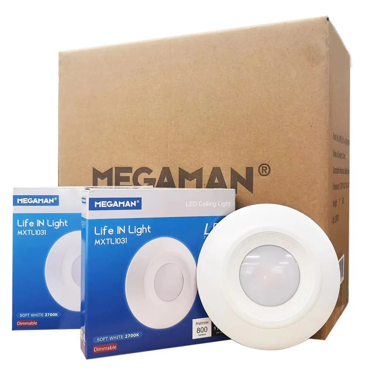 Hot Selling ETL Stock Minimalist  Dimmable 7' 9W 110V Home Condo Integrated 2700K LED Ceiling Disk Light Fixture