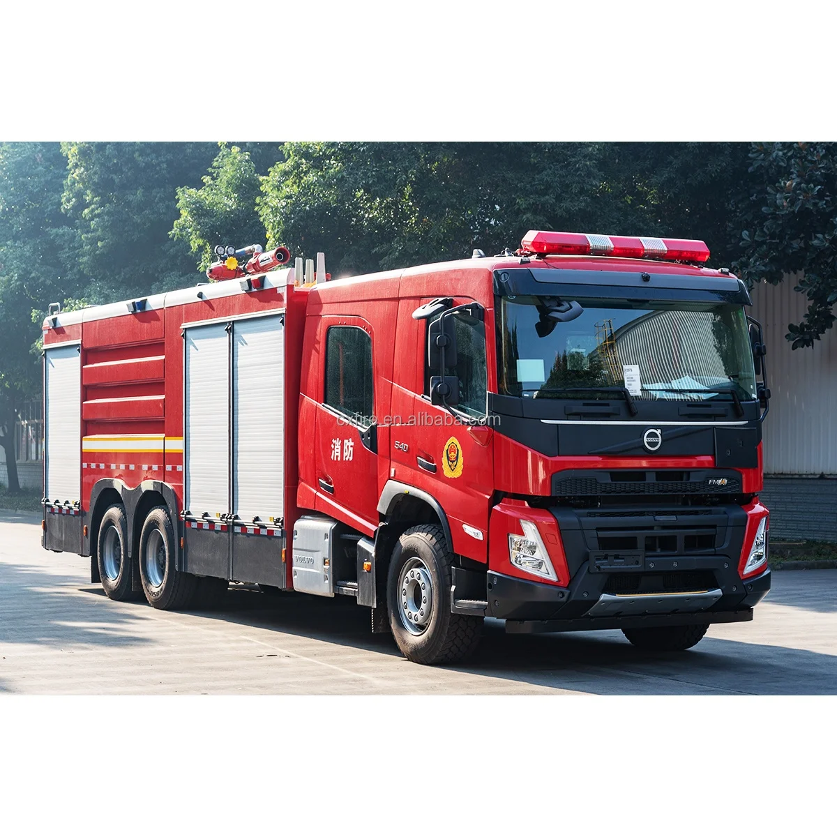 Dry Chemical Powder Combined Fire Fighting Truck Specialized Vehicle China Factory