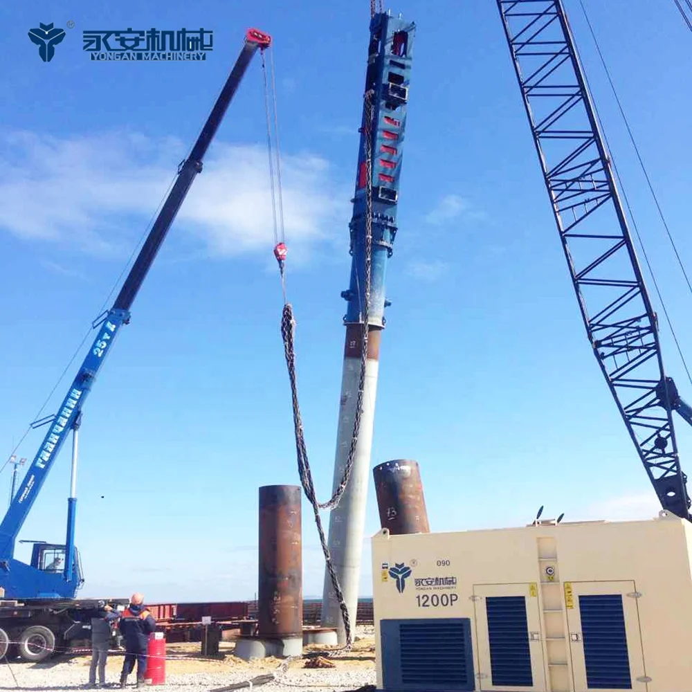 
Yongan YC-40 hydraulic Impact hammer for piling 