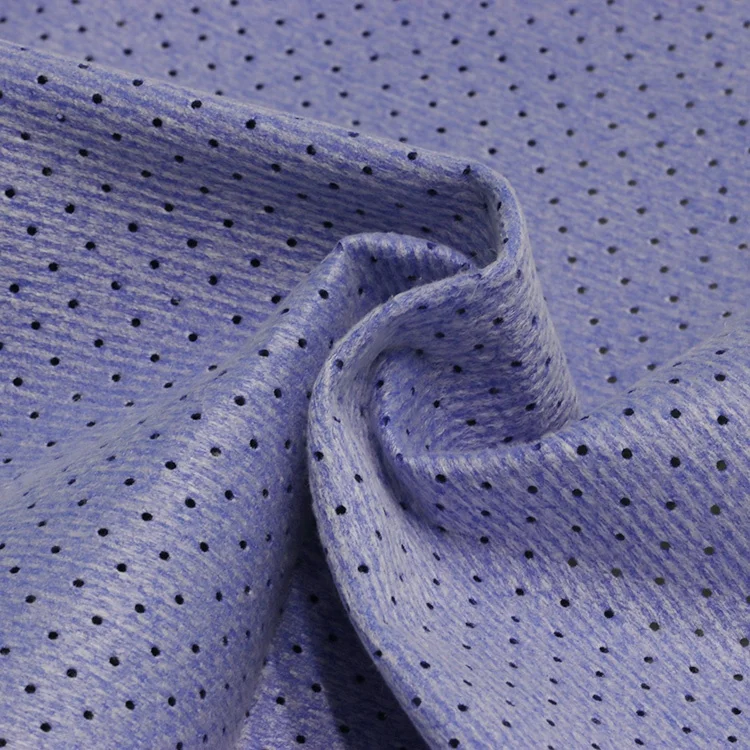 
Hot Sale Perforation Synthetic Lint-free PU Chamois Car Washing Cloth 