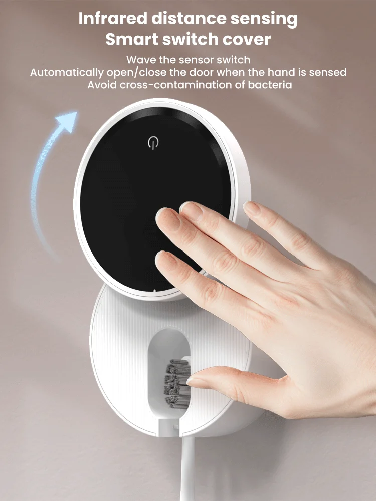 Portable USB Rechargeable UV Toothbrush Sterilizer Single Automatic 24 Hours Cycle Multi-Purpose Teeth Whitening Accessories