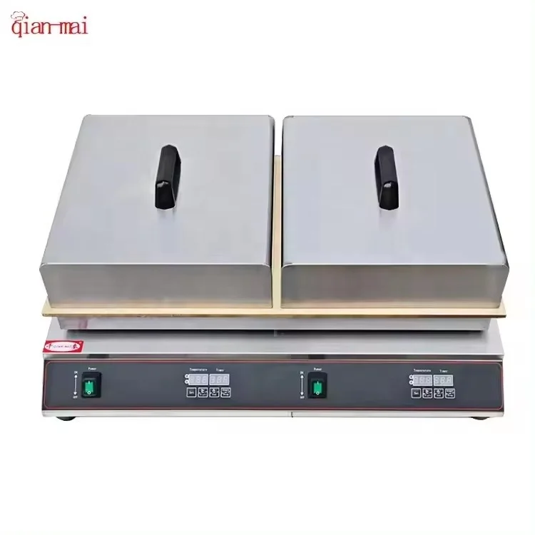 Customized Japanese Souffle Pancake Maker Machine Crepe/Pancake Maker Stainless Steel Industrial Copper Plate Dorayaki Machine