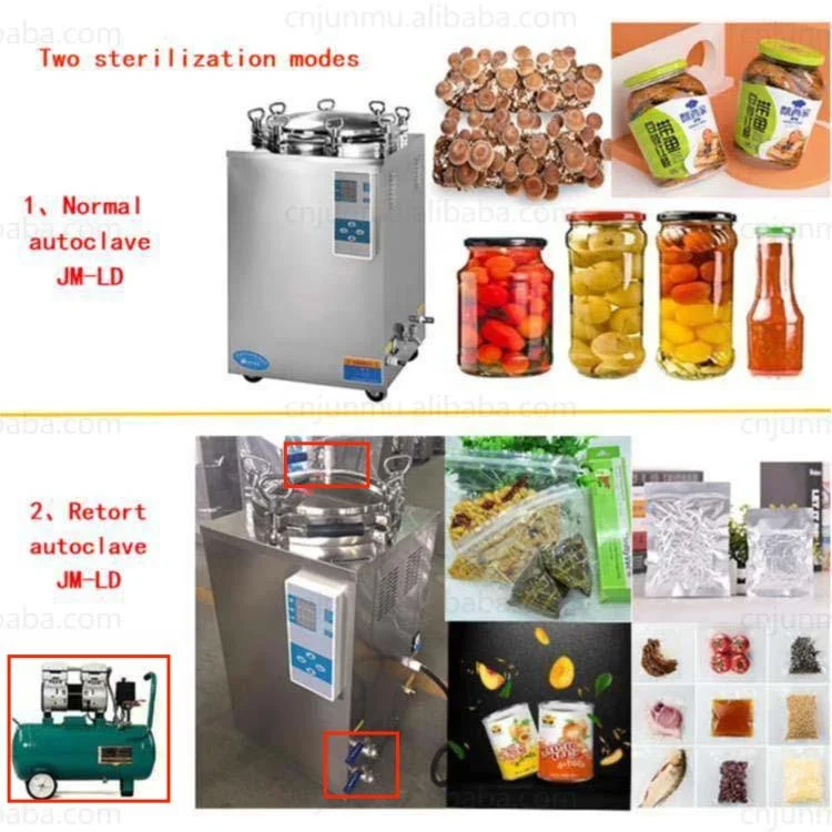 China Best Selling Special 150L 100L 50L Autoclave Sterilizer For Small Mushroom Farm