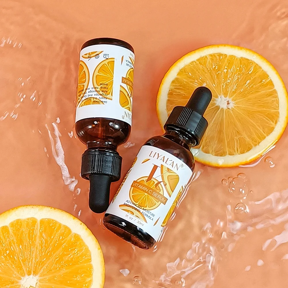 Wholesale Private Label Pure Natural Face Serum Care Whitening Anti Aging Vitamin C Serum