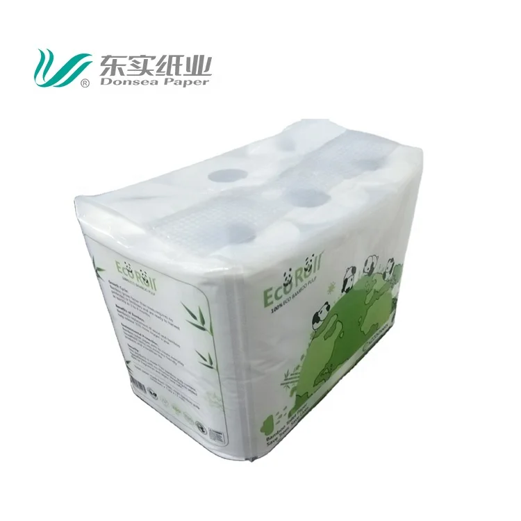 Free sample Wholesale Virgin pulp toilet tissue paper roll White 12 rolls of toilet tissue paper