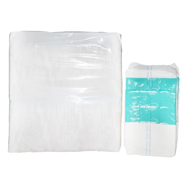 Одноразовый Китайский OEM оптовая продажа, ультратолстый подгузник для взрослых из пушистой массы