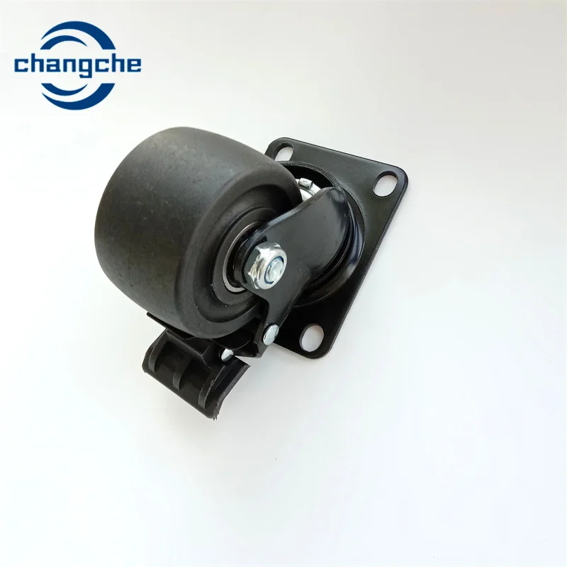 High Quality  Caster Wheels Fixed Caster TPR PU Material Wheel