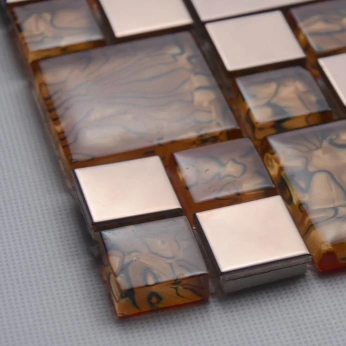 Decorative Wall Crystal Glass Mosaic Tile With Competitive Price