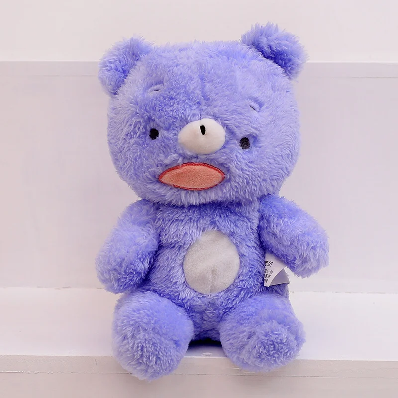 Diverse Design Rabbit/Bear/Chicken/Frog/Pig With Whimsical Expressions Plush Toy Lifelike Sitting Animal Stuffed Toy Funny Gifts