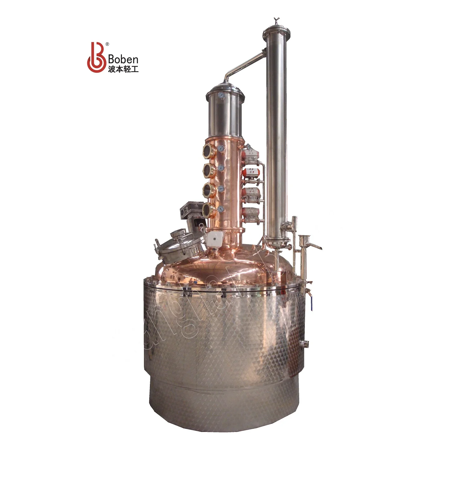 Boben Factory Alcohol Stills 3 Triclamp Moonshine Still Head Electric Alcohol Distillator Pot Still