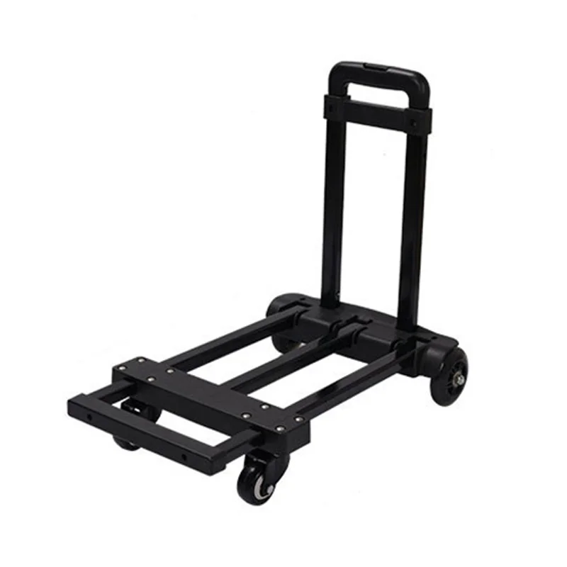 Heavy Duty 4 Wheels 100 KG Load Capacity Compact Folding Shopping Luggage Cart